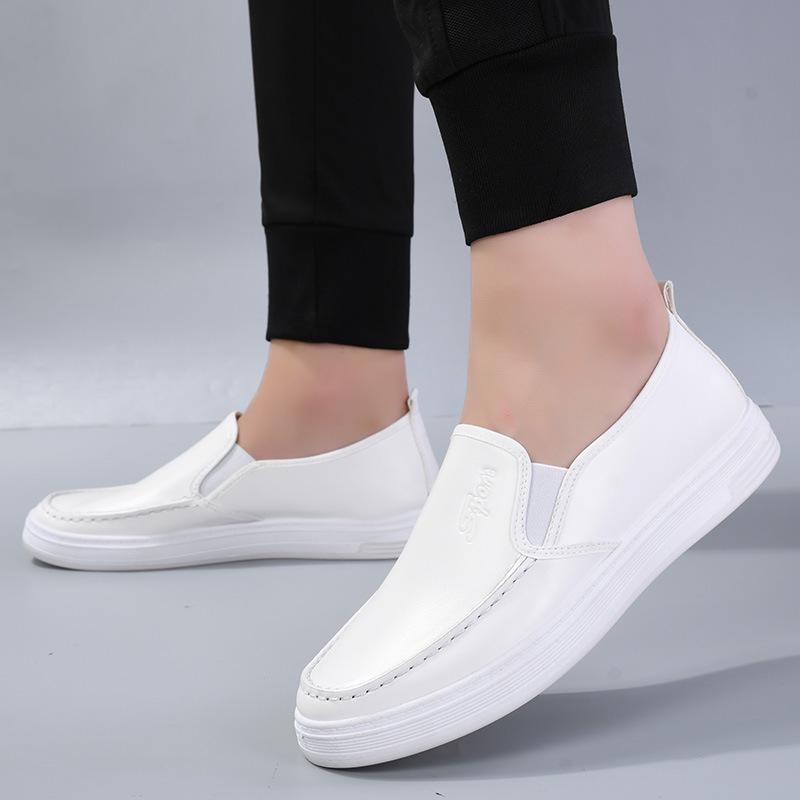 Men's Non-Slip White Nurse Shoes - Comfortable, Lightweight, Breathable Hospital Work Shoes