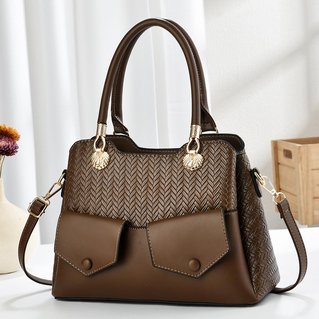Fashion Womens Pu Shoulder Bag With Zipper Closure For Daily Use
