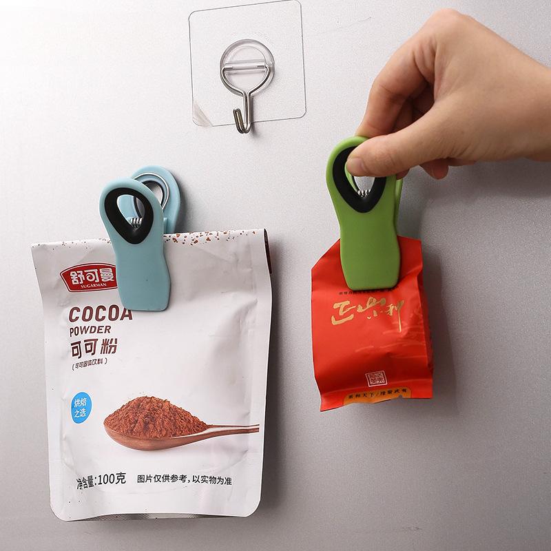 Refrigerator sticker clip Household snacks moisture-proof sealing clip Simple plastic bag multi-purpose food grade sealing clip