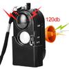 120dB Personal Alarm Security Alarm Girls Self Protection Anti Wolf with LED Light Black