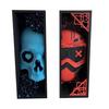 Masque And Skull Book Nook Kit Gothic Skull Book Ends Handmade Bookshelf Decoration for Halloween Shelf Tabletop Display