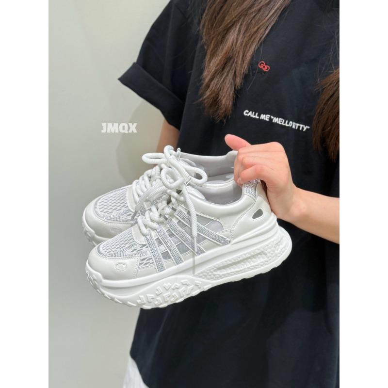 

Inner heightening bag head sports sandals women s summer new fashion thick bottom breathable hollow casual dad 35