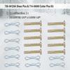 Pack of 20Pairs Shear Pin and Cotter Pin Suitable with Snow Throwers Sturdy Zinc Alloy Construction 1/4" x 1.5" Size