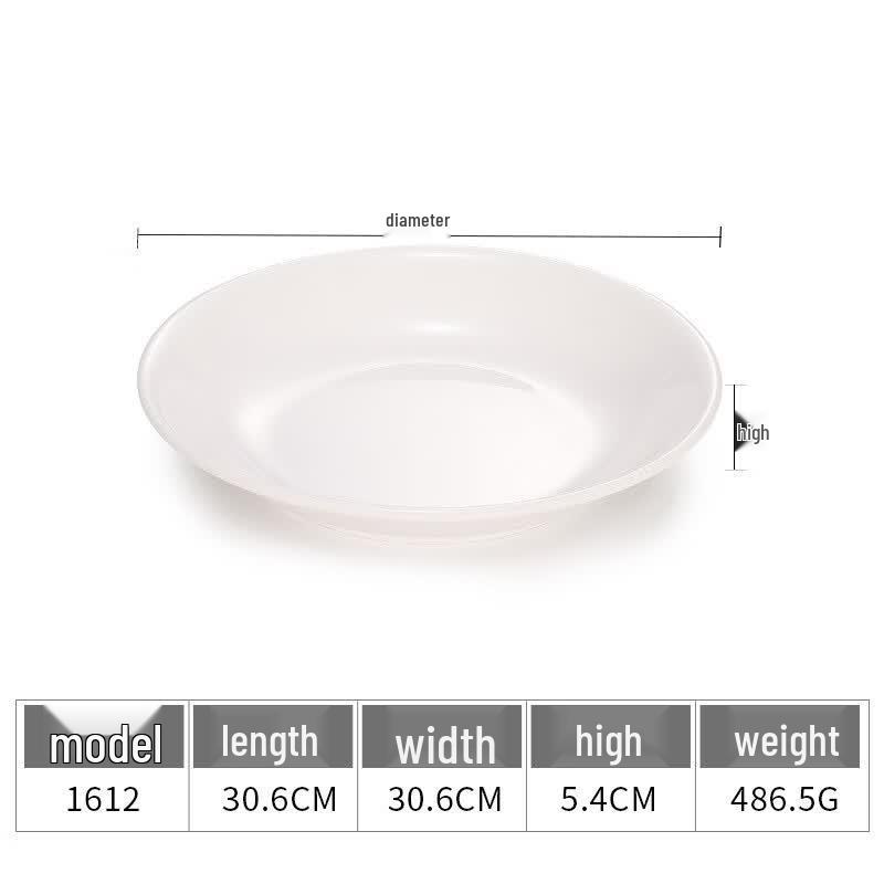 Chuzhou A5 Melamine Deep Dinner Plate
