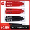 For VW VOLKSWAGEN 2026 New 20x2.9cm Car Side Fender Emblem Sticker for Volkswagen GTI GTD Logo Golf Passat Touareg Lavida Santan