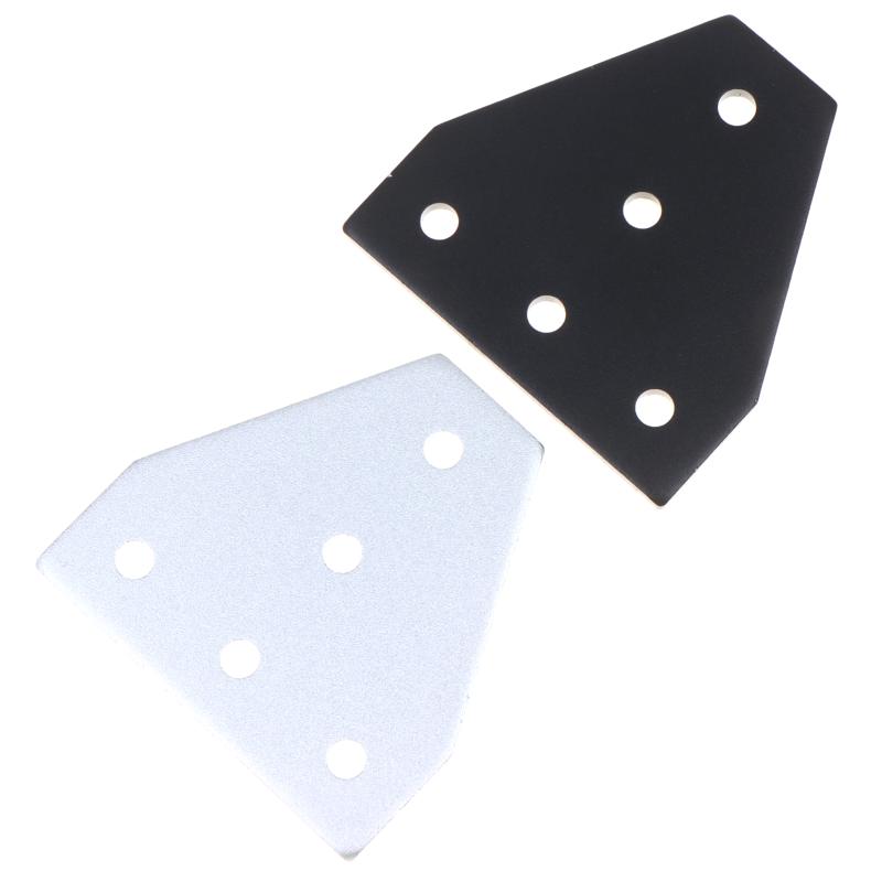 1Pcs T/L Type 5 Hole Joint Board Plate Corner Angle Bracket Connection Joint Strip For 2020 3030 4040 Aluminum Profile