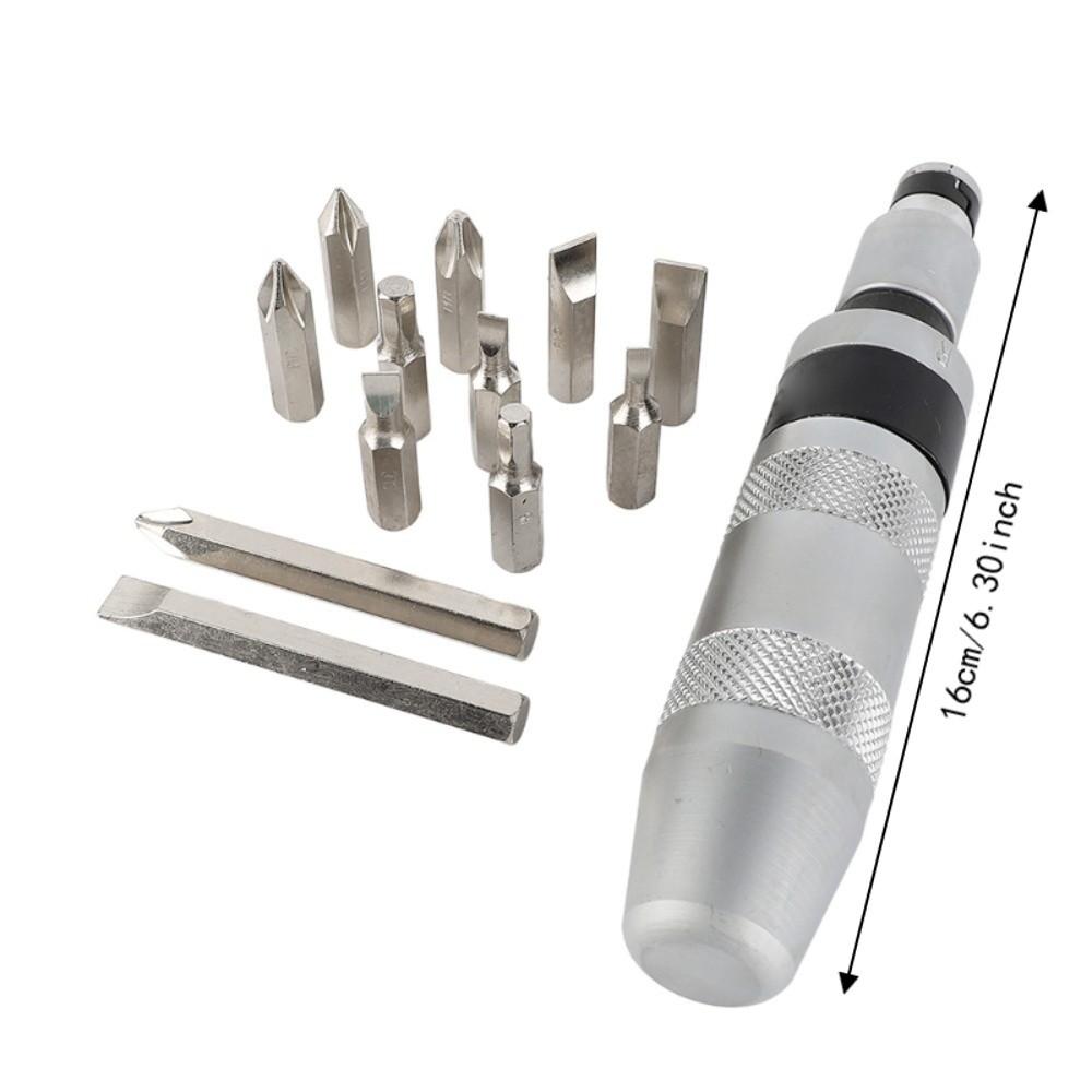 13pcs Reversible Manual Impact Screwdriver Drive Impact Screwdriver For Tighten Fasteners