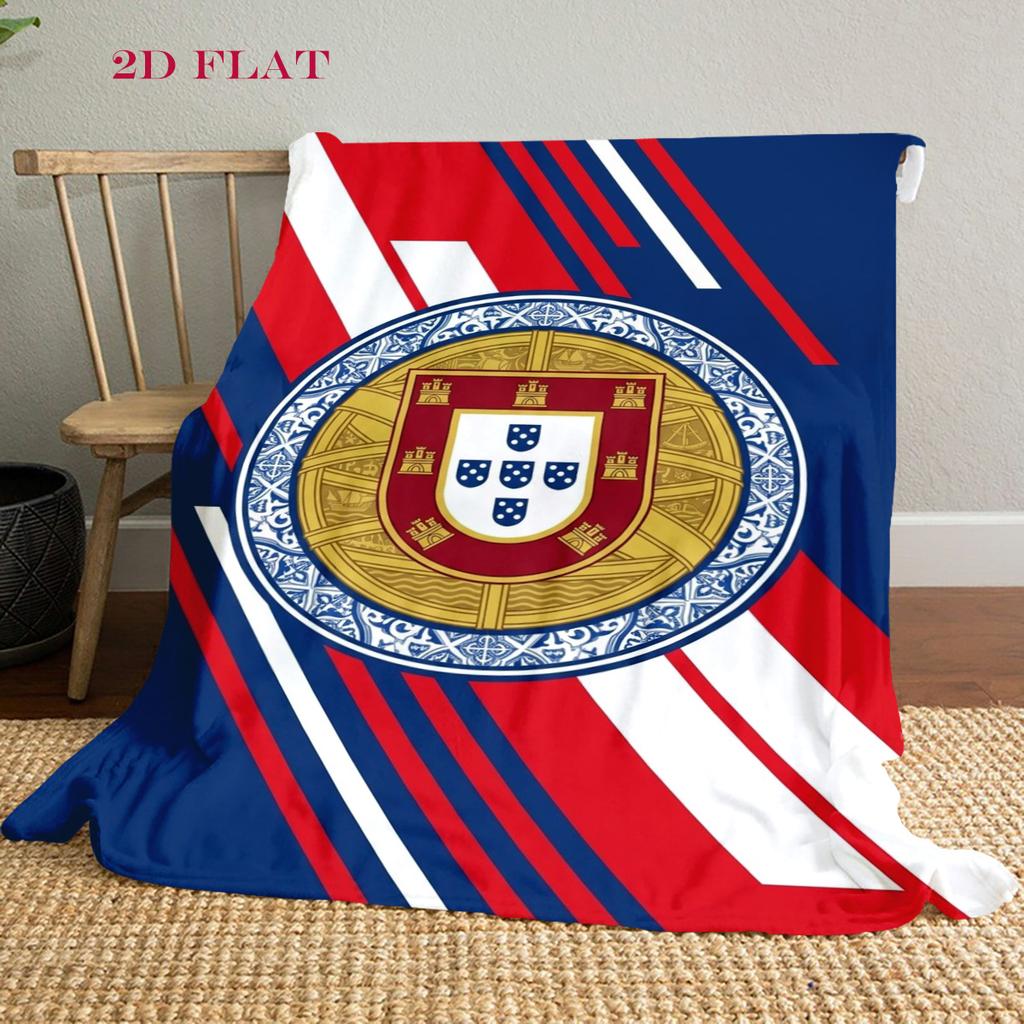 Royal Heraldry Regal Symbols blanket Suitable for all seasons Soft and comfortable Machine washable Office rest blanket Air conditioning blanket