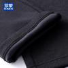 ROMON Men's Cashmere Blend Hooded Cardigan Sweatshirt Set