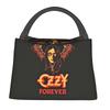 Ozzy Osbourne Merch Album Cover Insulated Lunch Bag for Women Kids Portable Food Boxes Thermal Lunch Box Tote