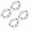 Aluminum Alloy    Wheel Nuts 17mm Spanner for 1Celsius8 RC Car Accessory (Silver)