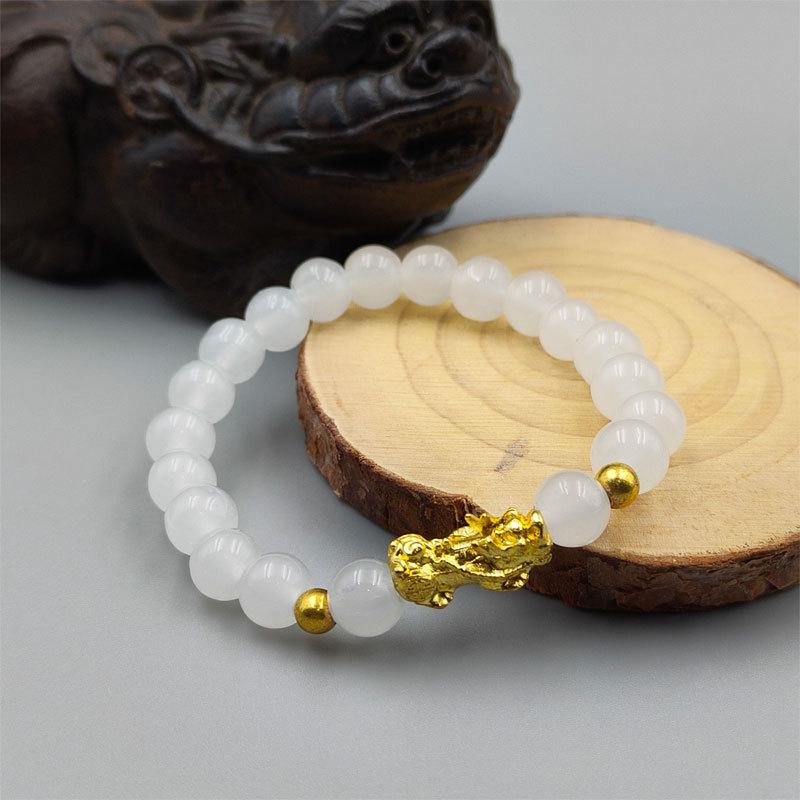 Pixiu Vietnam Gifts Hot Products Shajin Jewelry 3D Bracelet Hard Gold Crystal Tourist Attractions Best Friends  Jewelry