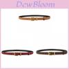 No Brand Womens Leather Belt With Sanded Finish For Casual And Office Wear