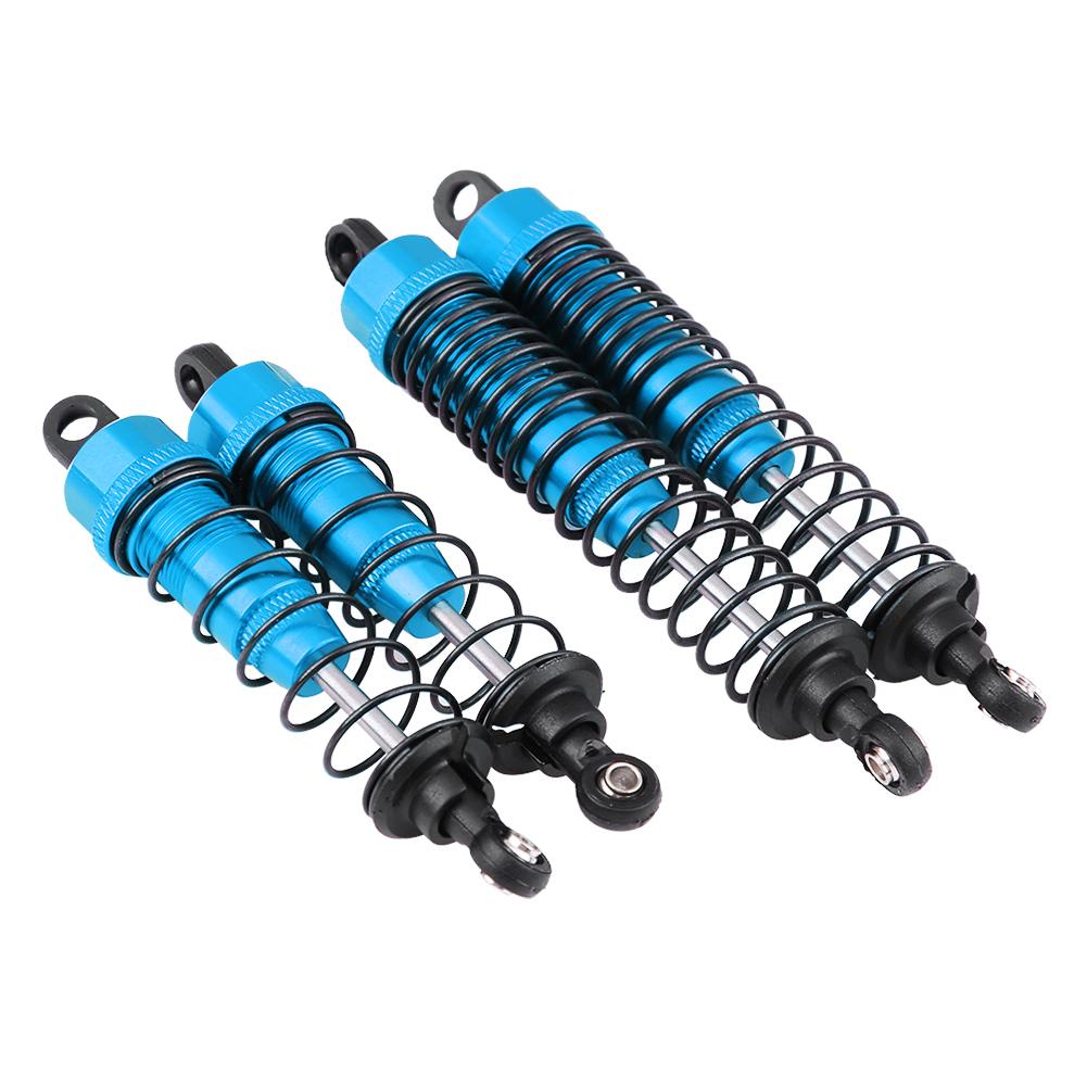 4pcs RC Car 90-108mm Aluminium for FS 53633 51805 51806 1:10 Truck (Black)