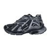 Runner Breathable Low Top Chunky Sneakers Men's Black Gray 677403W3RBR1515