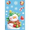 9Pcs PVC Christmas Window Stickers Removable Christmas Static Stickers  New Year Party Decor