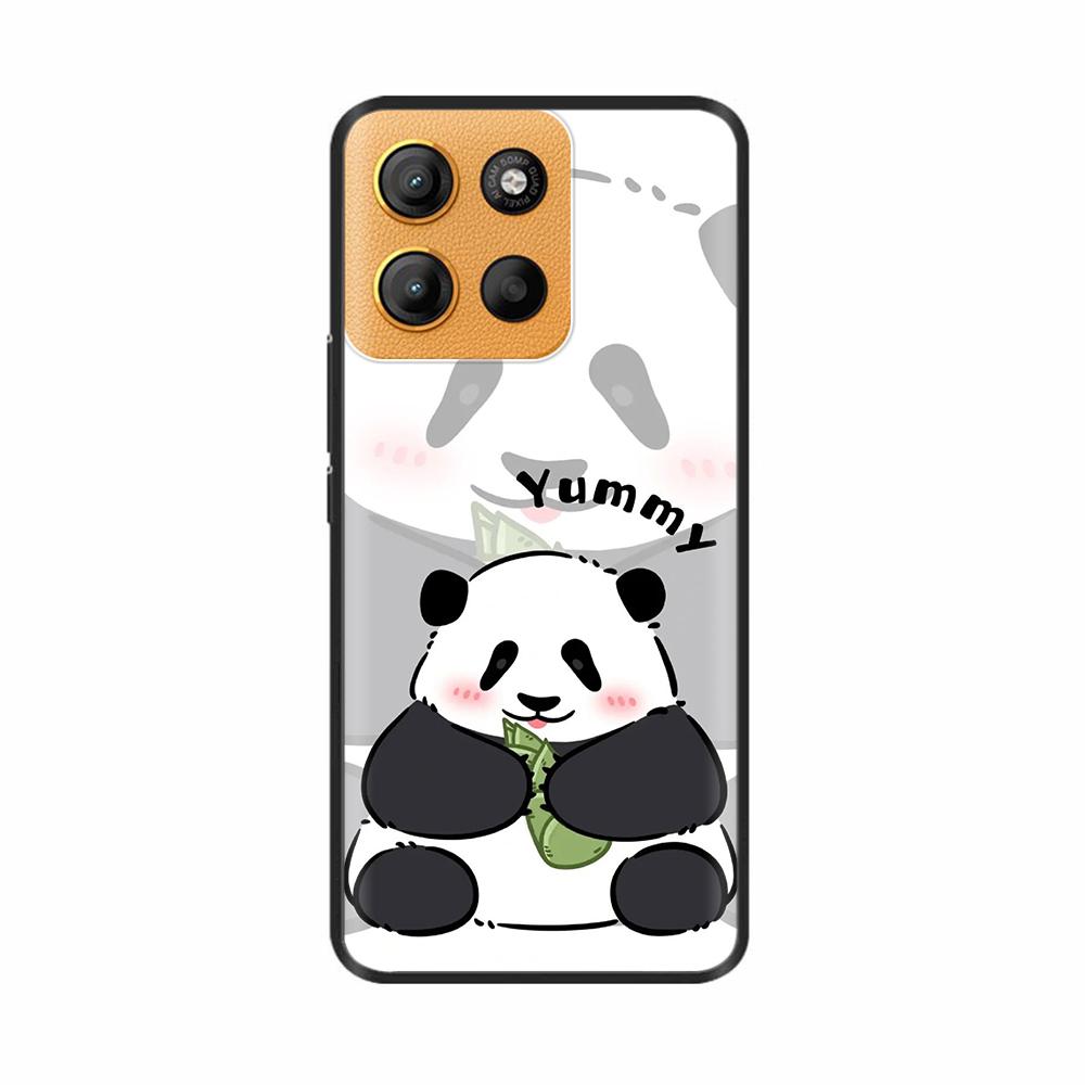 For Motorola G15 Case Cute Phone Case Funny Back Cover For Moto G15 Power Camera Protection Soft Original Liquid Silicone Cases