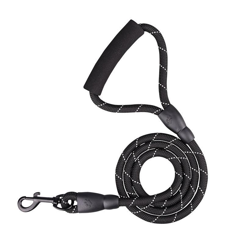 Pet Collar Adjustable Size Night Reflective Webbing Space Cotton Breathable Pet Collar