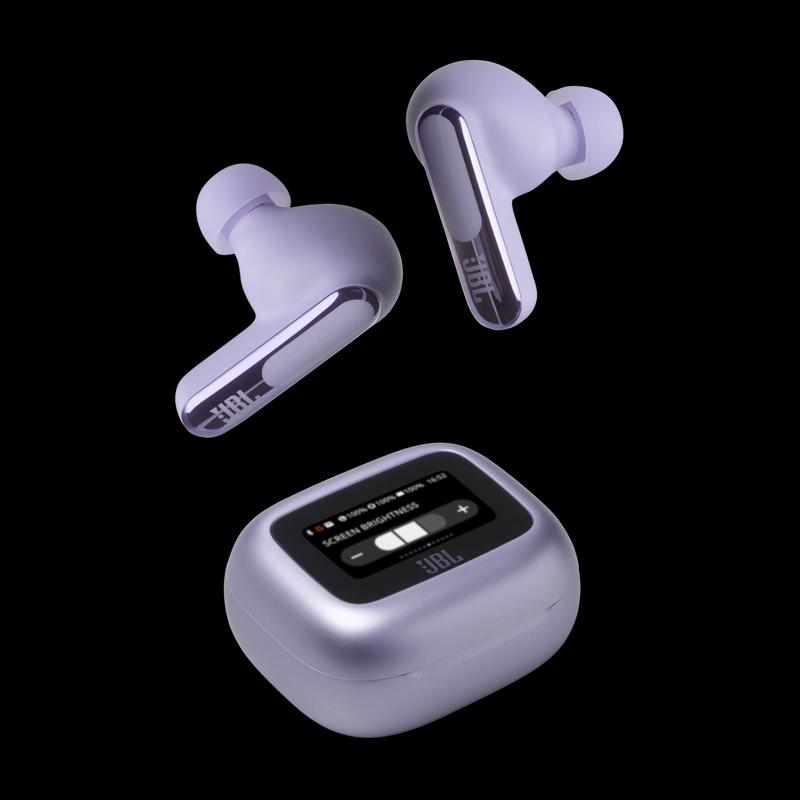 JBL LIVE BEAM 3 True Wireless Earbuds with Smart Touchscreen Case