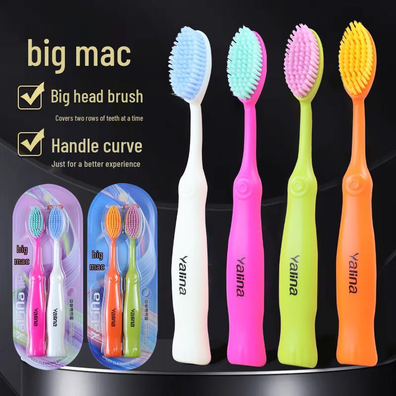 YALINNA Giant Soft Bristle Wide Head Toothbrush