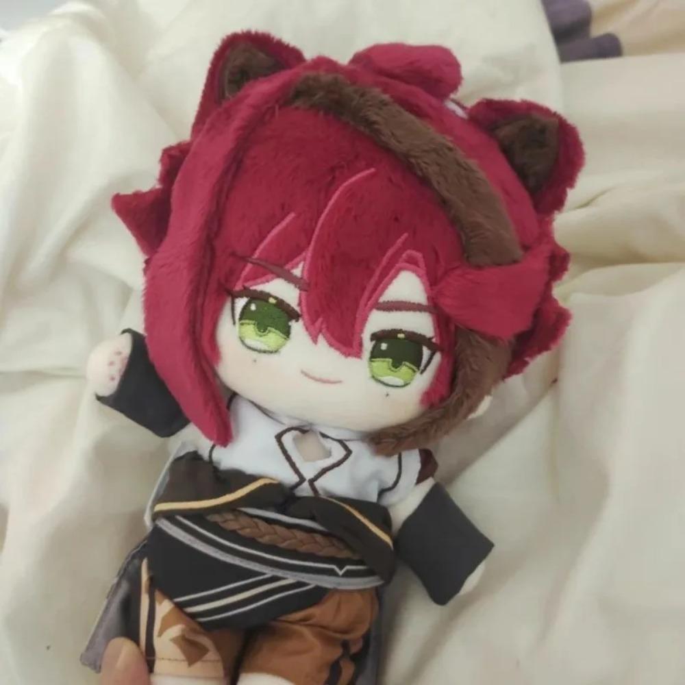 20CM Genshin Impact Shikanoin Heizou Baumwollpuppe Mädchen Plüschtiere Student Plüschpuppe Entzückende Köstlichkeit Pelzige Ohren Weihnachtsgeschenk