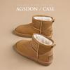 Agsdon Women's Warm Fleece-Lined Snow Ankle Boots