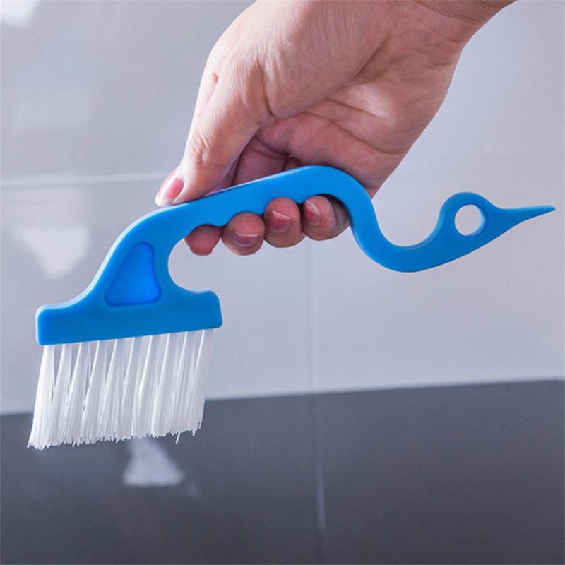 Swan Shape Handheld Groove Door Window Kitchen and Bathroom Groove Air Conditioner Shutter Keyboard Gap Cleaning Brush