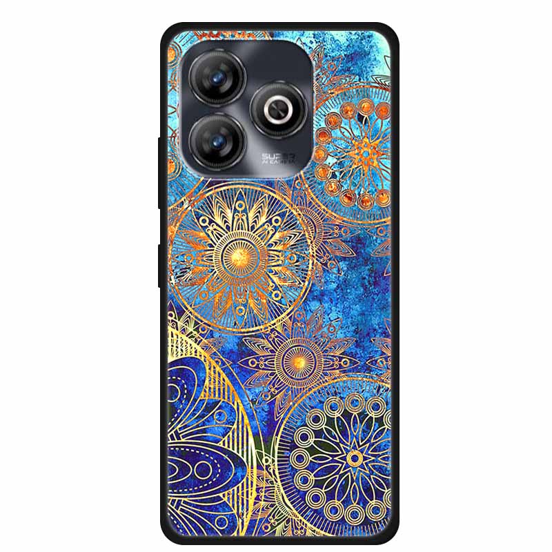 Pro ZTE BLADE A75 4G Pouzdro Zvířata Měkký Silikon TPU Pouzdra na Telefon Zadní Kryt Pro ZTE BLADEA75 Nárazuvzdorný Vlk Ochranný Cool Coque