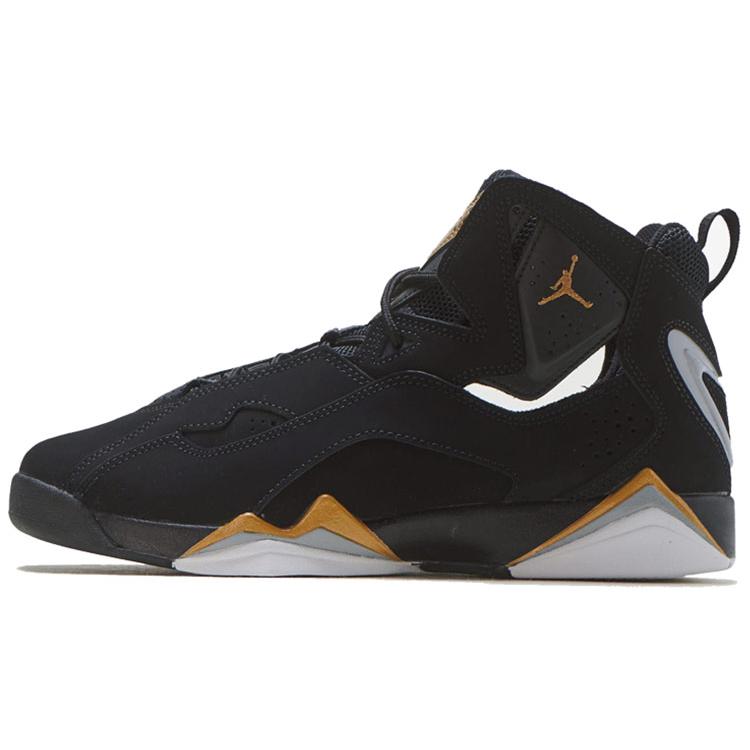 New Jordan True Flight Black Metallic Gold GS
