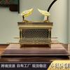1pc Metal Statue Ark of the Covenant Je Ark Jerusalem Religious Belief Home Decor Ornaments