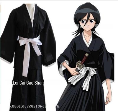 Rukia Kuchiki Bleach Cosplay Kimono Costume - Female Anime Apparel