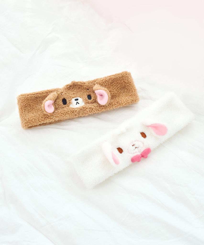 Colley Sugar Bunnies Face Wash Headbands 2 Types (Shirousa & Kurousa)