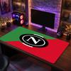 Tappetino per Mouse con Motivo a Tema Napoli FC, Tappetino da Scrivania XXL per Gaming con Logo Calcio, Antiscivolo
