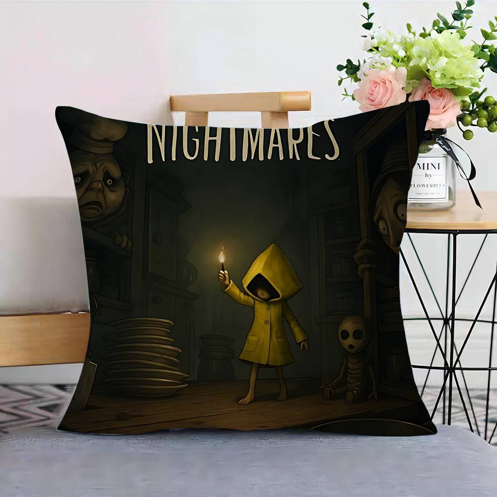 Game L-Little Nightmares Cushion Cover Pillow Cover Decor Pillowcase Printed Cushion Case For Couch