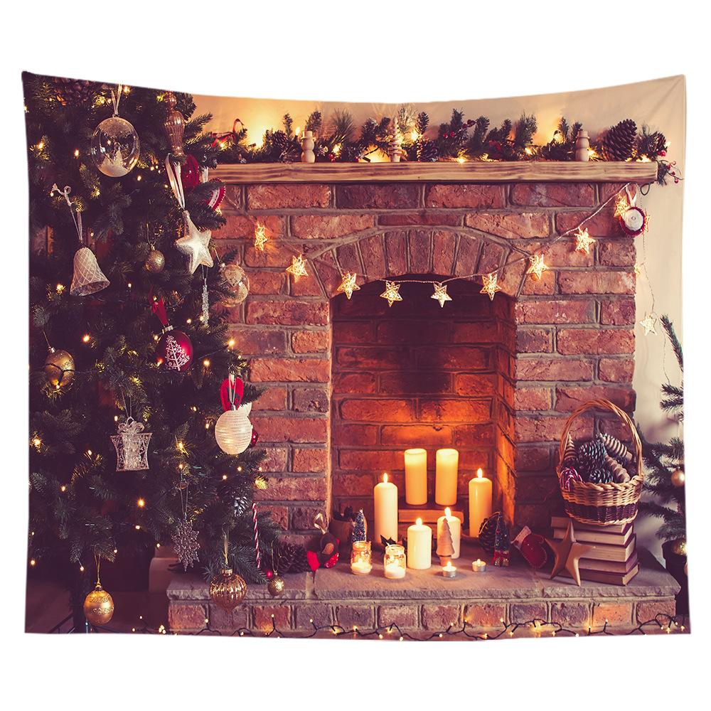 Home Decoration Tapestry Christmas Atmosphere Decoration Tapestry Room Living Room Wall Decor Backdrop Cloth