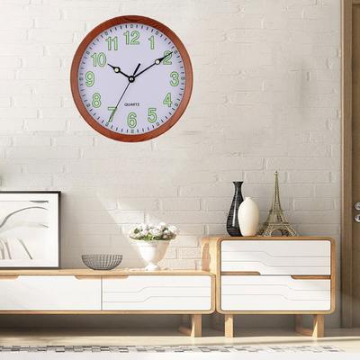 Leuchtende Wanduhr Schlafzimmer Stille Kreative Uhr Wohnzimmer Quarz Uhr Haus Uhr Licht Luxus Wanduhr Wanduhr