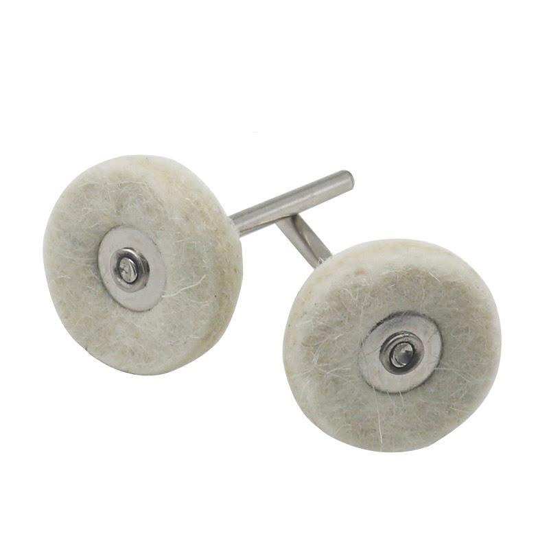 10PCS 3MM Schaft Schleifen Polieren Polieren Runde Rad Pad Wollfilz Werkzeug Für Dreh Werkzeuge Zubehör Pinsel Grinder kopf Bohrer Polierer