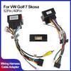 Кабель для Volkswagen VW Golf 5 6 Polo Passat Tiguan Jetta Touran Skoda Android Радіо Роз'єм Дроту Адаптер Навігації Автомобільні Аксесуари