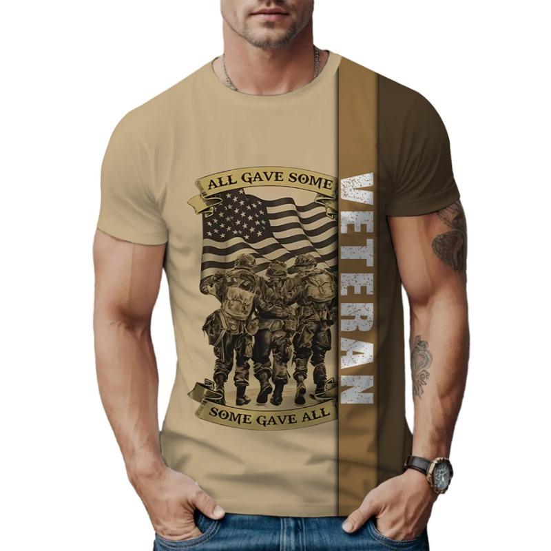 New 3D Digital Printed Summer Abstract Personality Trend Adult Men's T-shirt