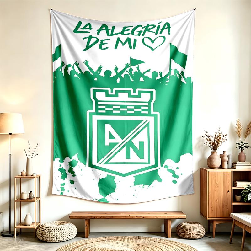 Atletico Nacional (1) Tapestry Suitable For Decorating Homes Dorms And Bedrooms Soft To The Touch And A Perfect Gift For Friends And Family