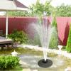 Solar-Powered Floating Fountain for Bird Baths, Ponds, Pools, and Gardens