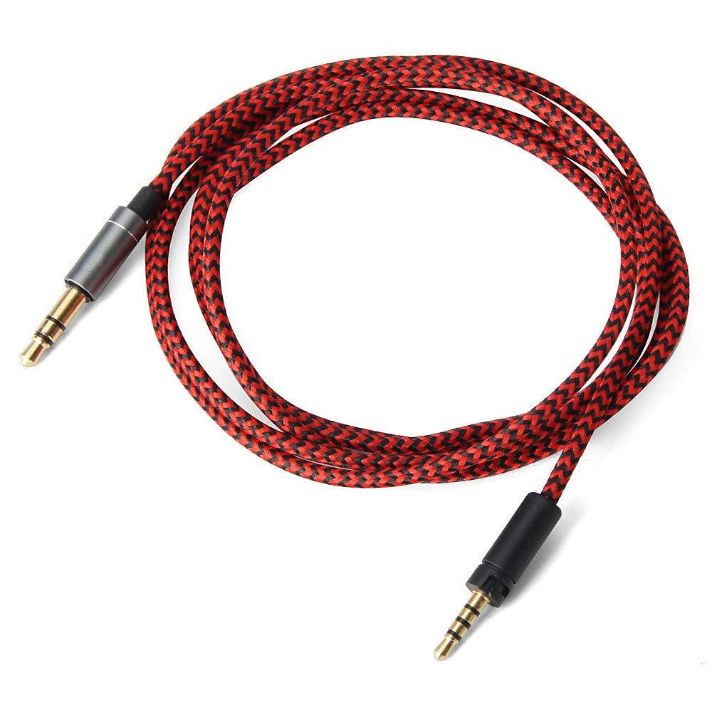 6N OFC Kompatibles Ersatz-Kopfhörerkabel OFC Stecker auf Stecker Nylon Geflochtenes Recable Kopfhörer Vivabo Upgrade-Kabel Kabel Kabel Draht Momentum/Momentum
