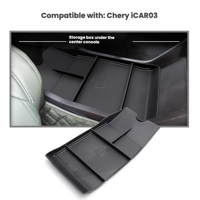 For 24 Chery ICAR03 Glove Compartment Storage Boxes, 25 Fengyun X3 Center Console Storage Boxes