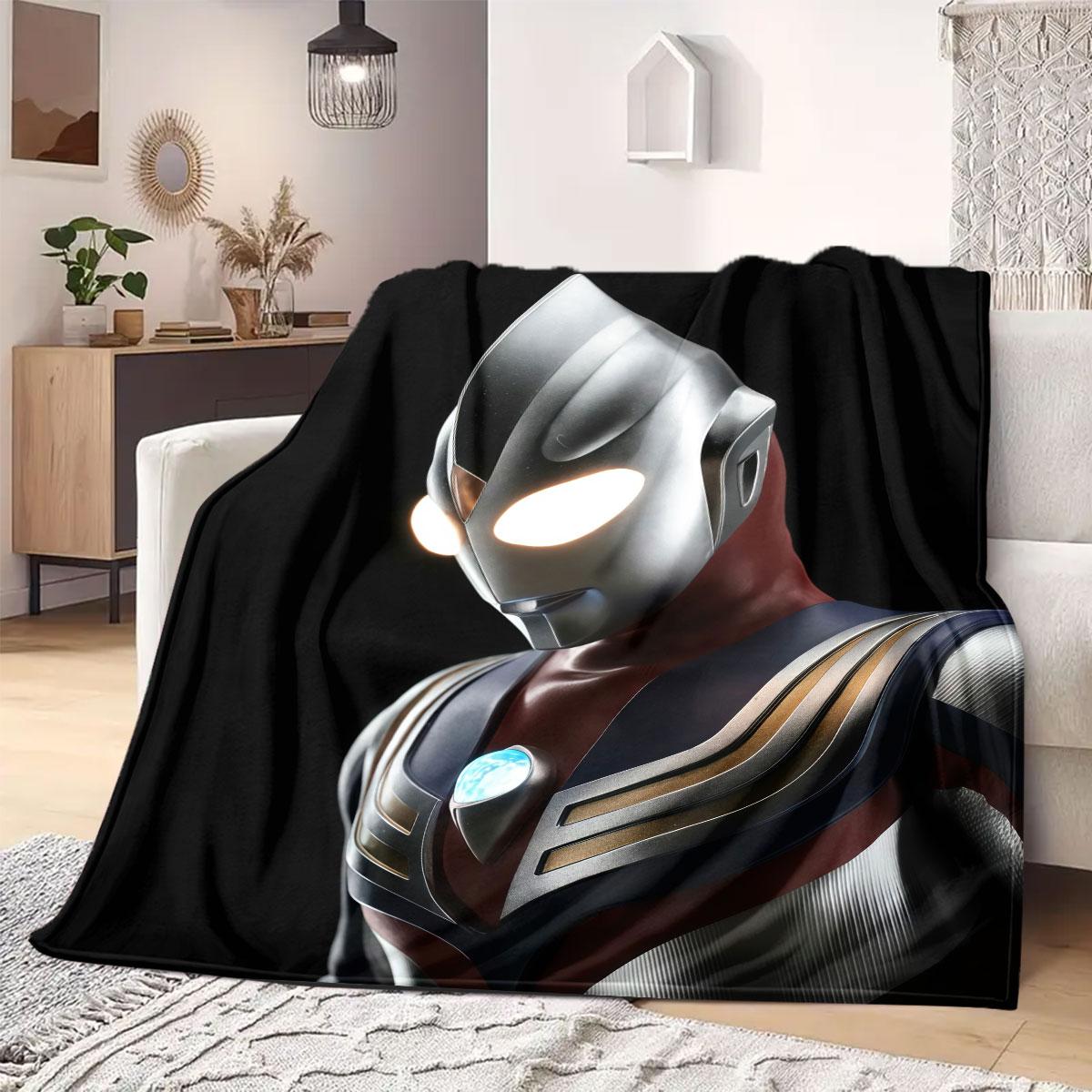 

Ultraman anime Flannel Blanket Warm,Comfortable,Suitable for Bedrooms,Sofas,Beds,Chairs,Picnics,Travel 75x90cm