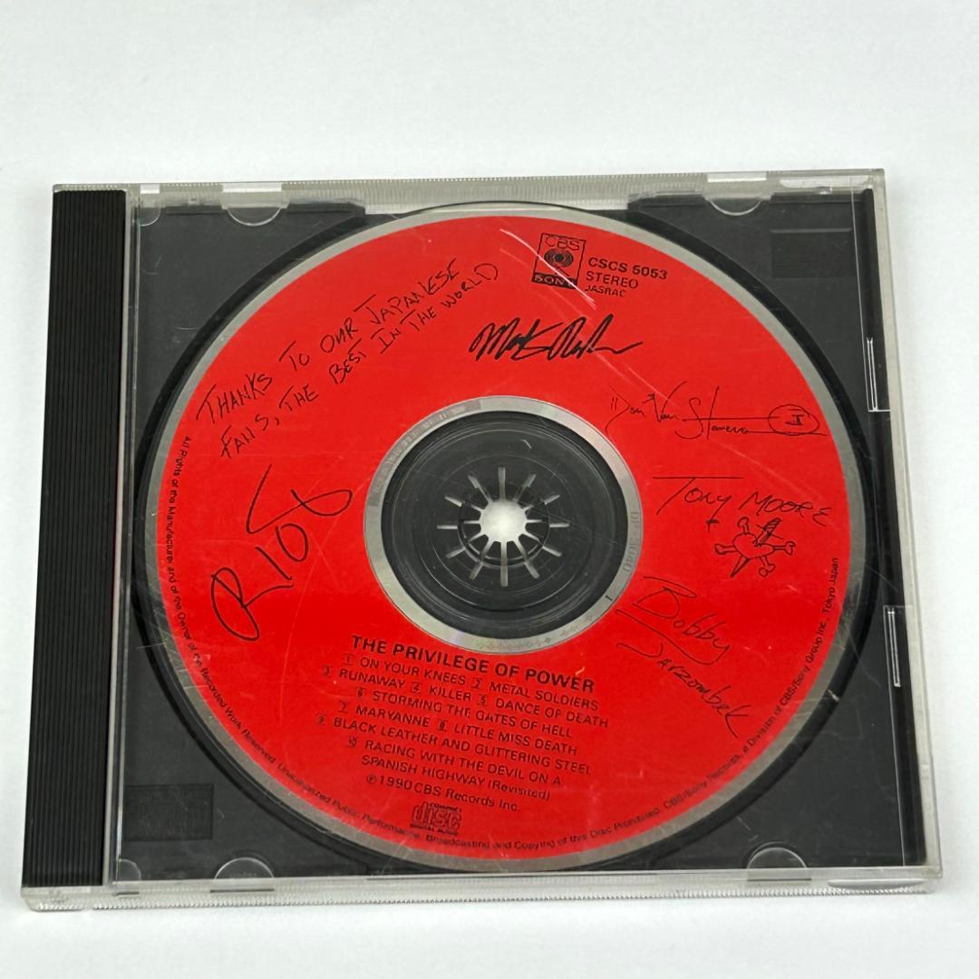 

[USED] Cell version CDRiot The Privilege of Power autographed