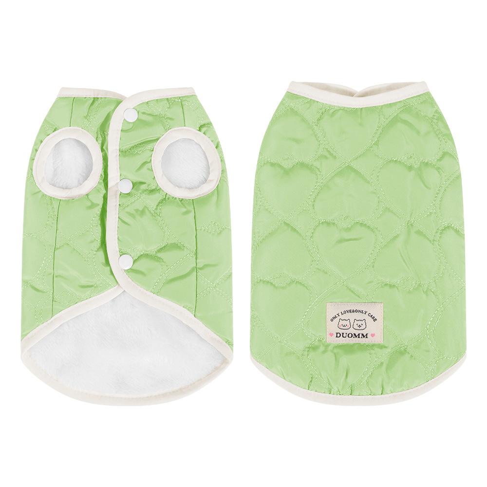 New cat clothes fake two plush sweater cat clothes autumn and winter warm windproof vest pet clothes