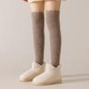 Coral Fleece Long Tight Socks Soft Foot Warmers Fashion Boot Socks  Fall Winter