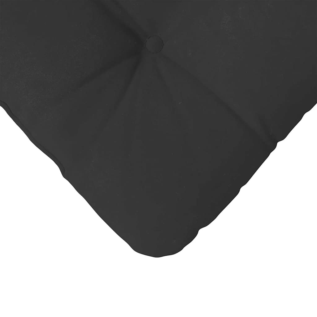 Seat Cushions 4 Pcs Black 40 X 40 Cm Microfiber Fabric