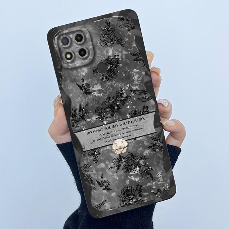 Fashion Simplicity Phone Case For Xiaomi Redmi 9C NFC Soft Liquid Silicone Fundas Redmi9C Redmi 9 C Camera Protection Cover Case