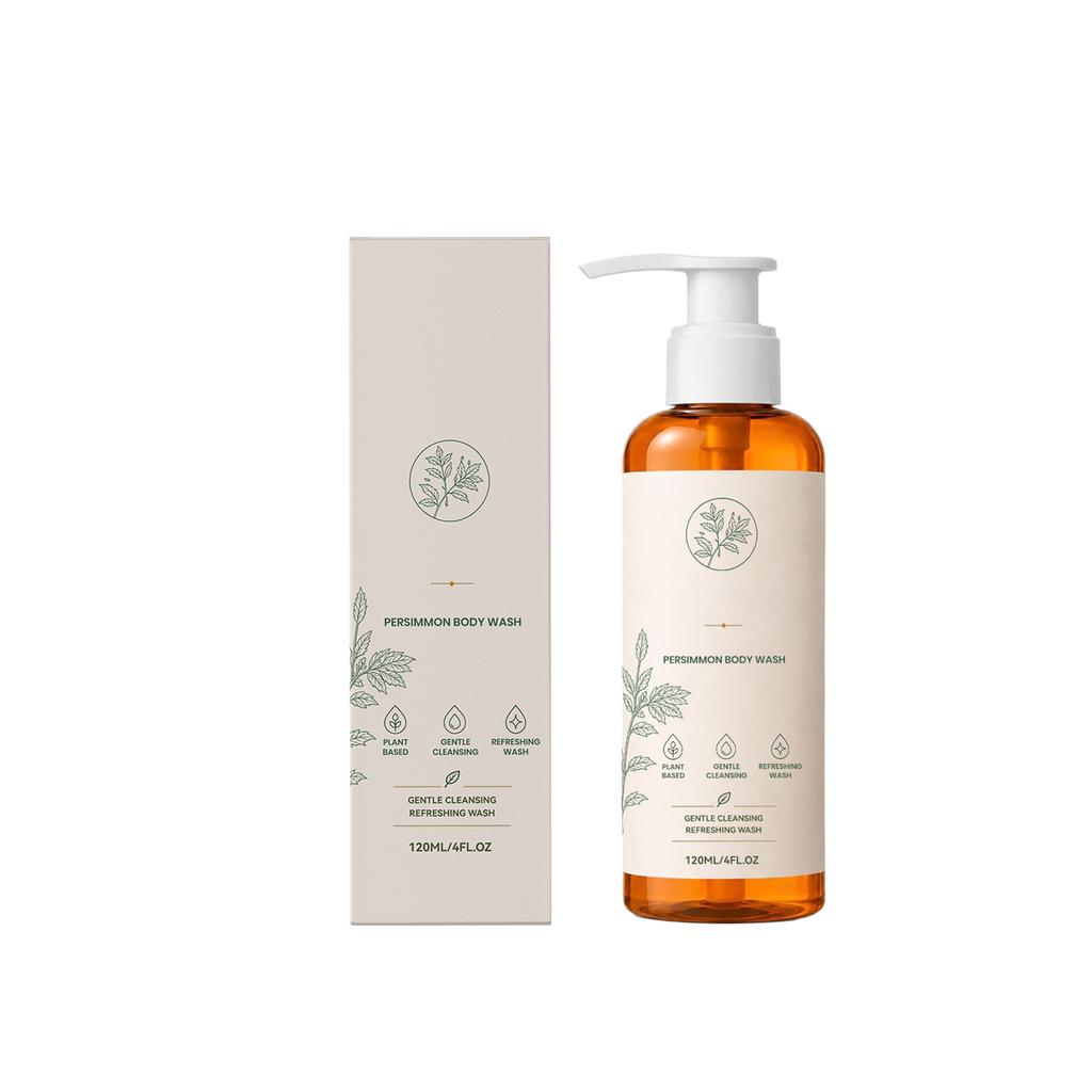 Persimmon Fresh Shower Gel Gentle Cleansing, Fresh Smell, Moisturizing and Hydrating, Suitable for Sensitive Skin